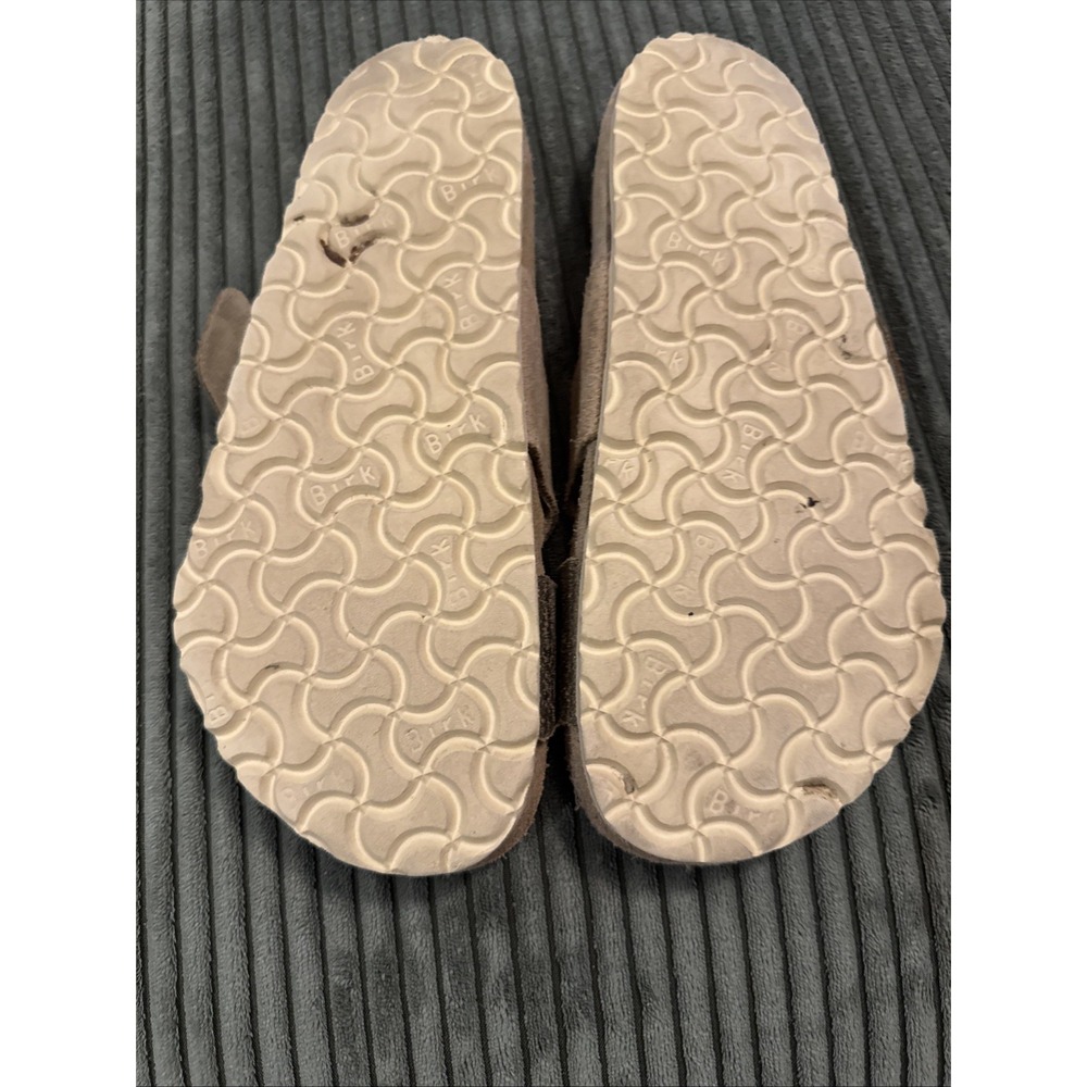 Birkenstock Sienna Sandals Golden Metallic Brown 39 Big Buckle US 8 8.5 - Picture 8 of 8
